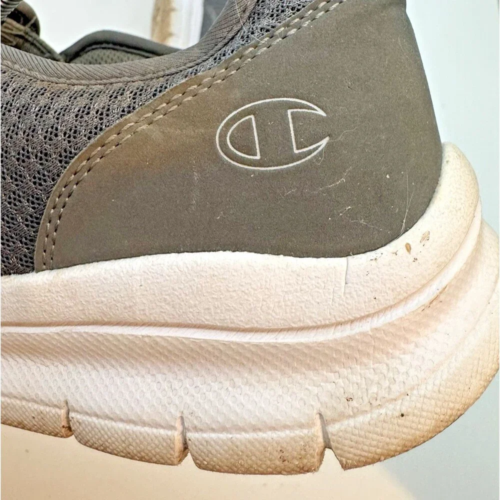 Champion Memory Foam Comfort Slip On Shoes Men's 10.5 Gray Casual Sneaker Loafer